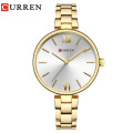 Curren 9017 Ladies Watch Women Quartz Watches Casual Wristwatch Waterproof Rose Gold Luxury Brand Shockproof 8 Color